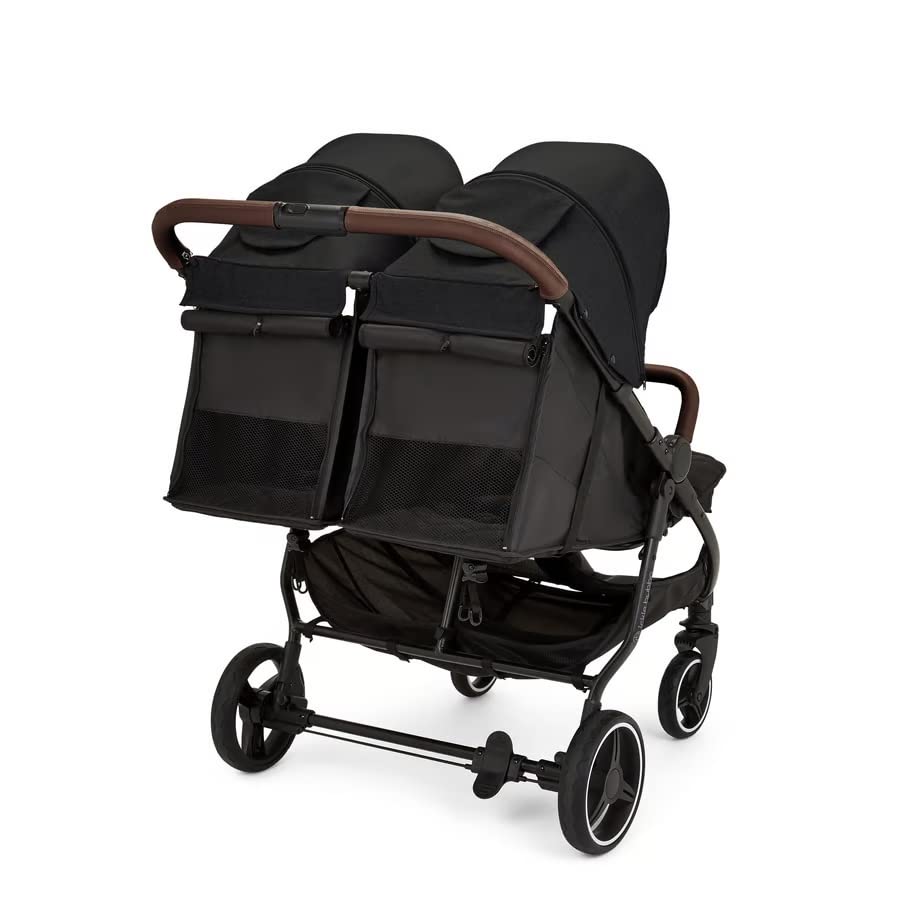Ickle Bubba Passeggino doppio Venus Max   nero con manici marrone chiaro : Amazon.it: Prima infanzia