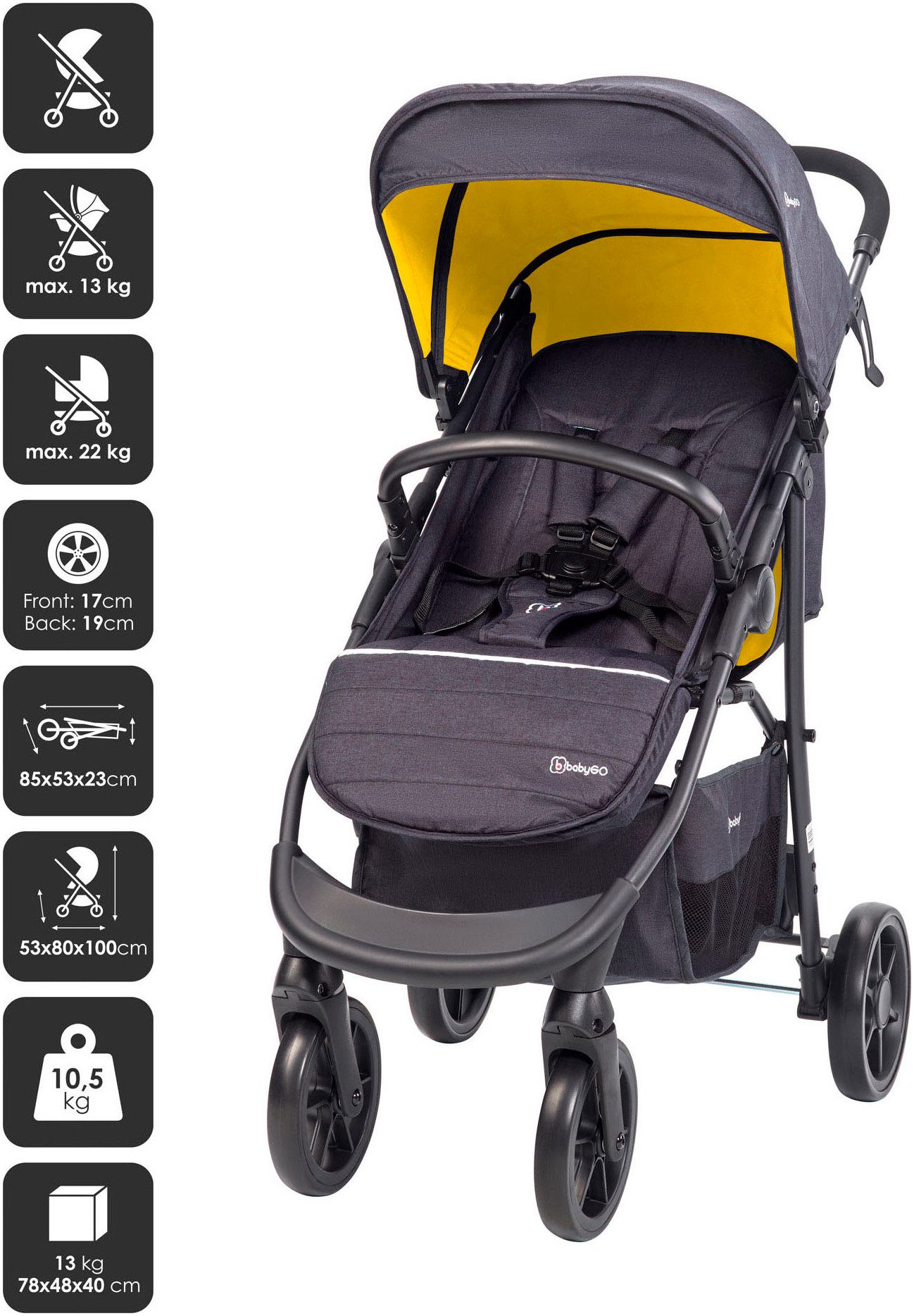 Kombi-Kinderwagen Style - 3in1