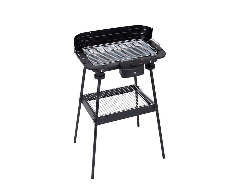 Standgrill Elektrogrill Tischgrill 2 in 1 Standgrill BBQ Barbeque Elektro Garteng