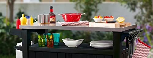 Keter Unity XL Barbecue, Graffite, 123.7x54x90 cm : Amazon.it: Giardino e giardinaggio