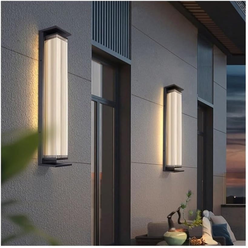 Wandleuchte, Außenbereich for Terrasse Villa Eingang Außensäule Innenhof(70cm)