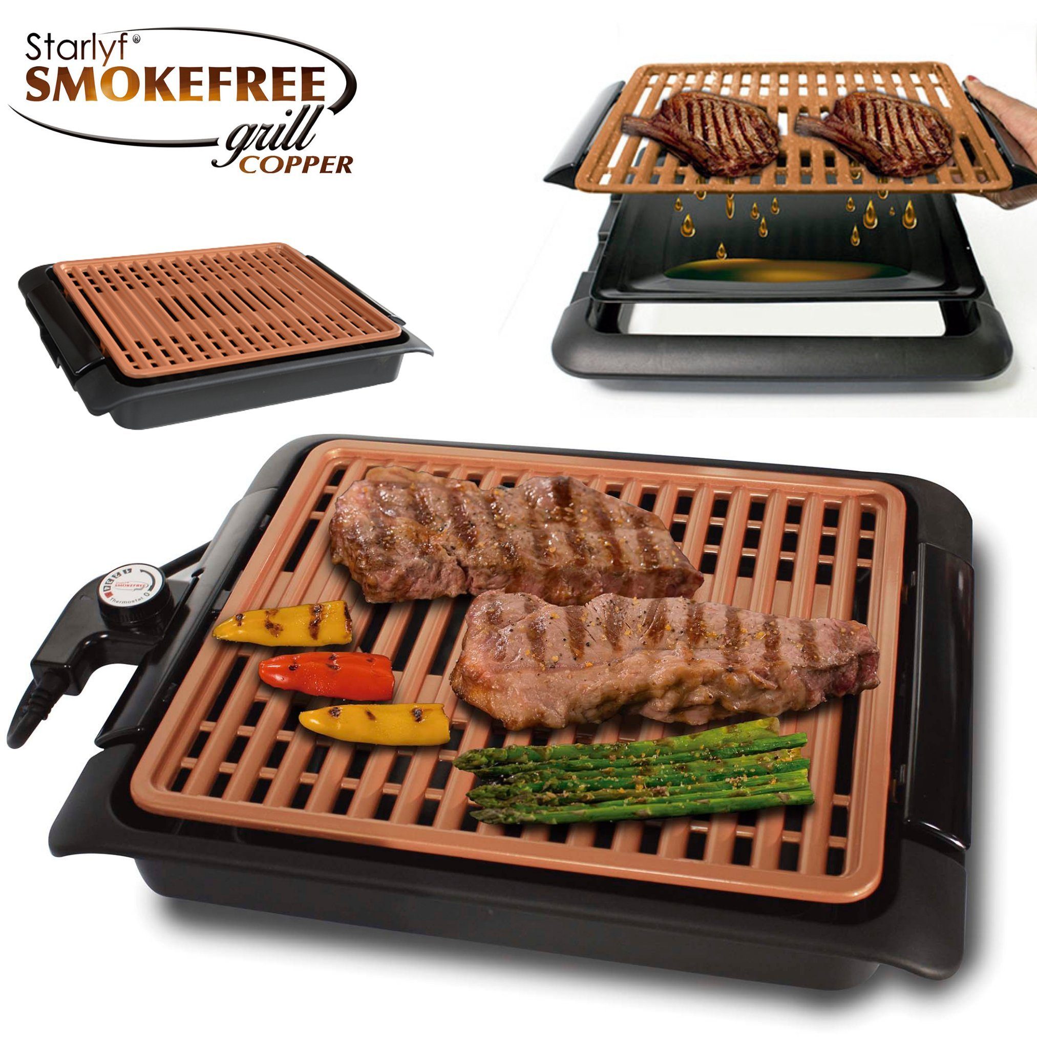 Tischgrill Smokefree Copper Grill