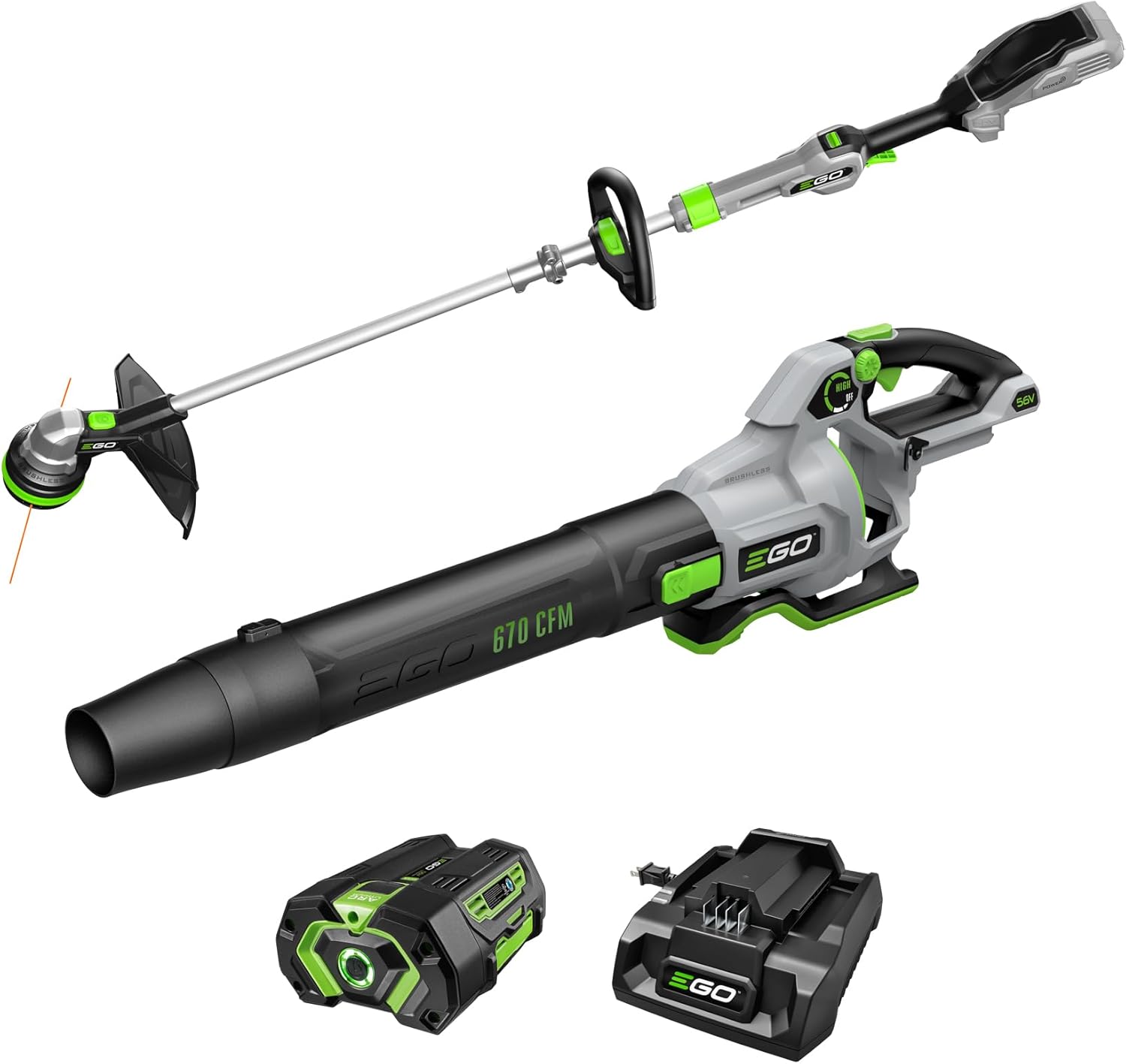 EGO POWER+ Combo  Cordless Trimmer and Blower  15