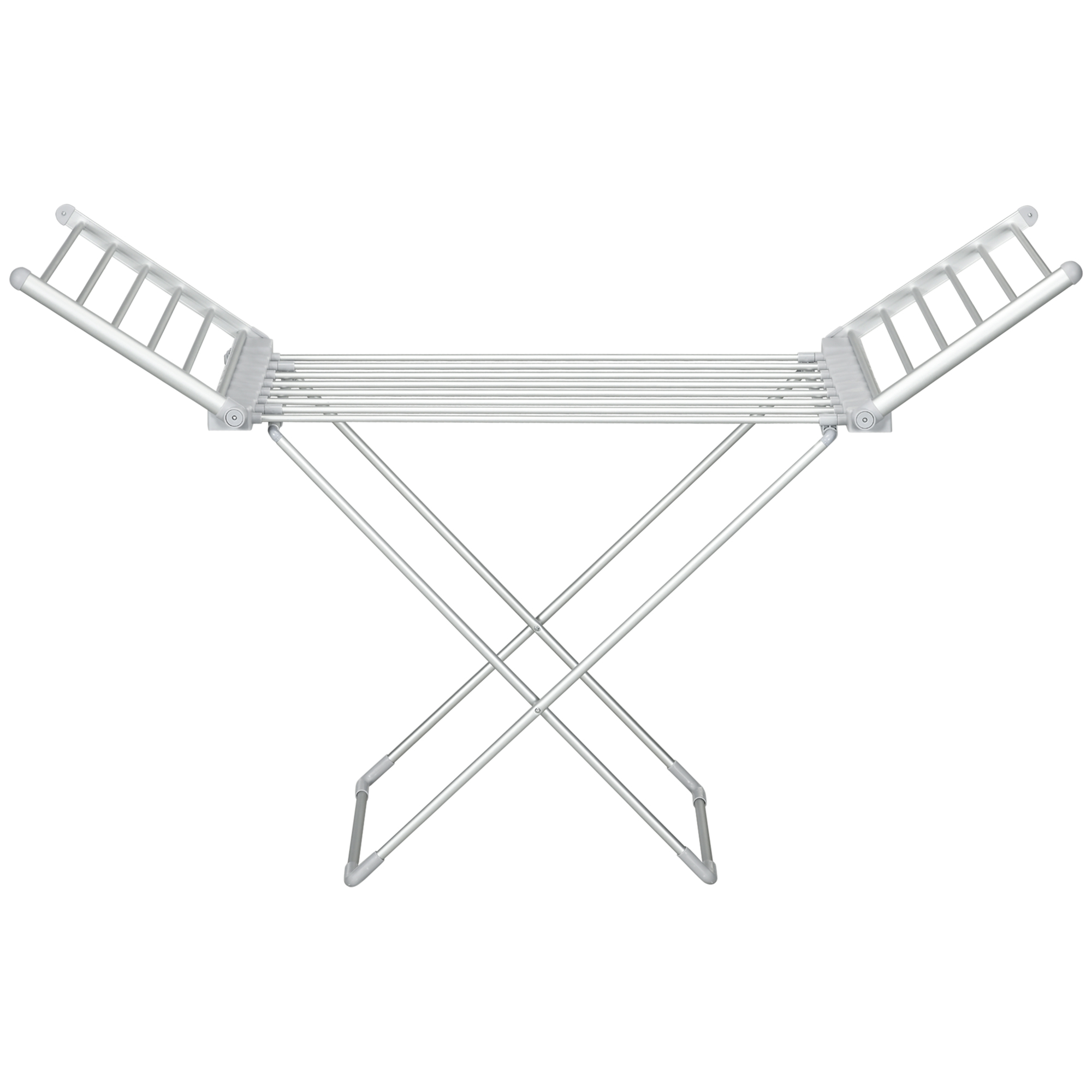 HOMCOM Wäscheständer mit Heizfunktion, 45-55 ℃, zusammenklappbar, 144L x 53B x 96H cm