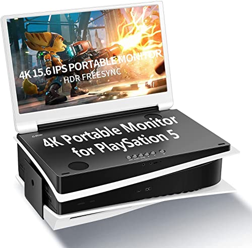 G STORY 15.6'' Monitor portatile per PS5, schermo portatile UHD 4K IPS per PS5 (non incluso) con due HDMI, HDR, Freesync, modalità di gioco : Amazon.it: Informatica