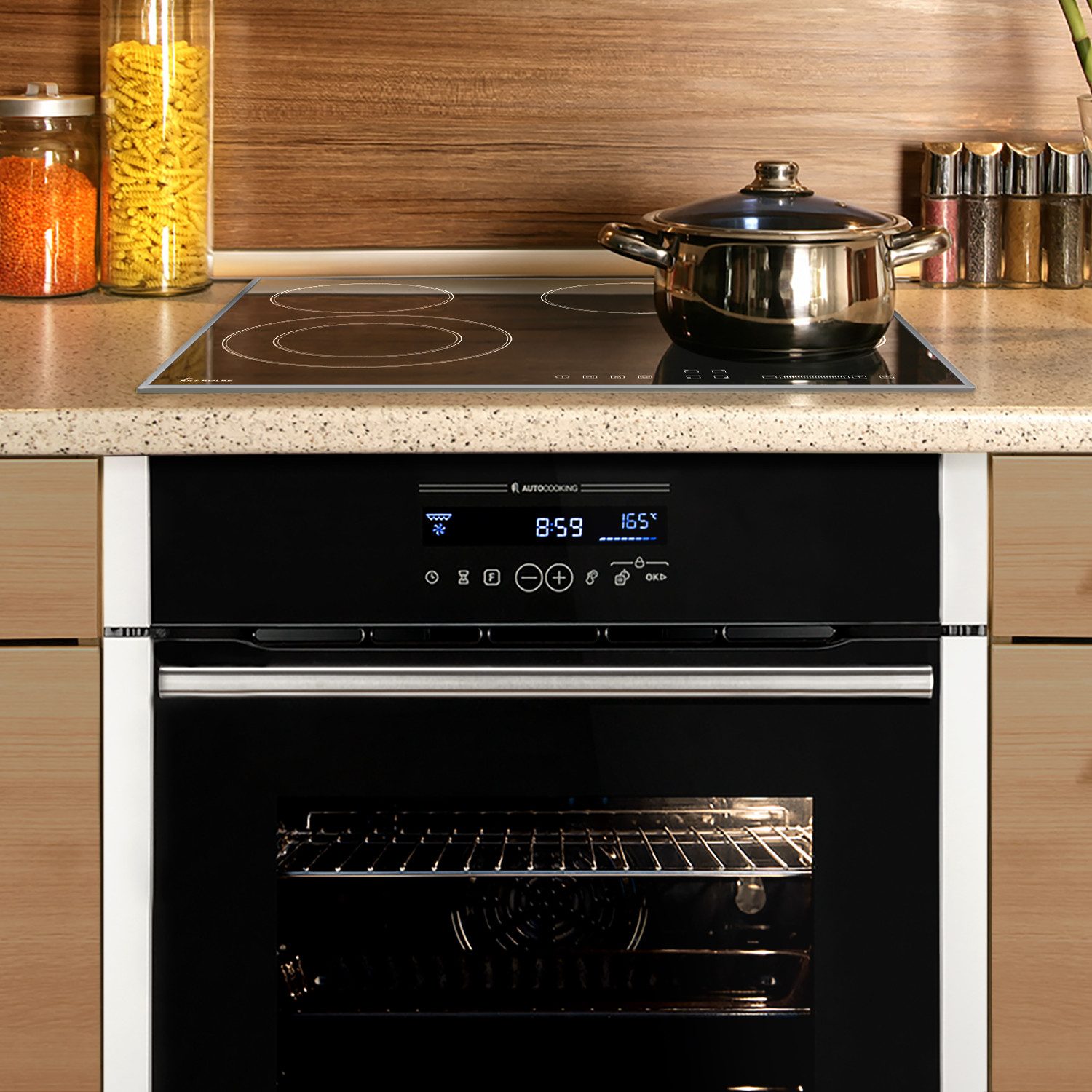 Backofen-Set Backofen und Kochfeld SET8016CH59AL