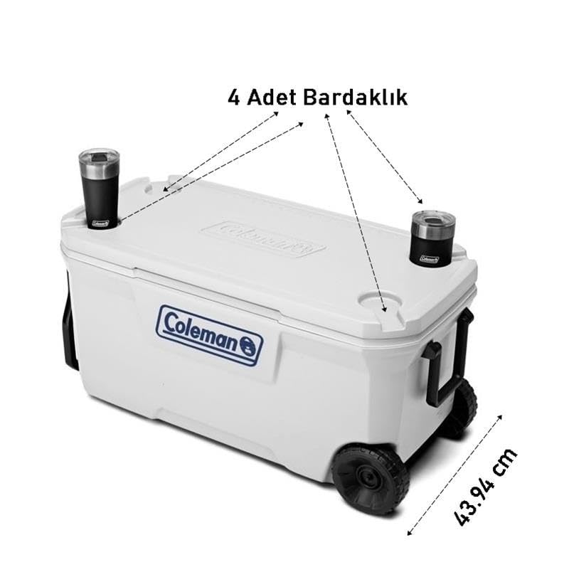 Coleman Xtreme Marine Ghiacciaia Bianco