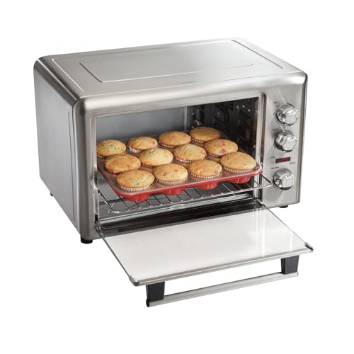 Hamilton Beach Countertop Oven, Large, Silver (31103): Toaster Ovens: Home & Kitchen
