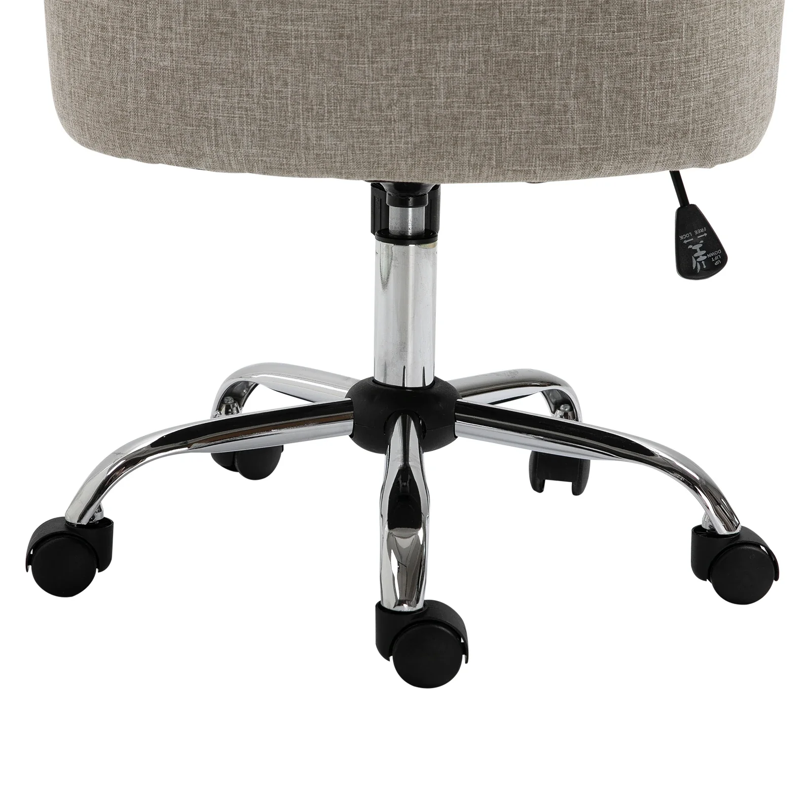 HOMCOM Polsterstuhl Bürostuhl höhenverstellbar Chesterfield Design