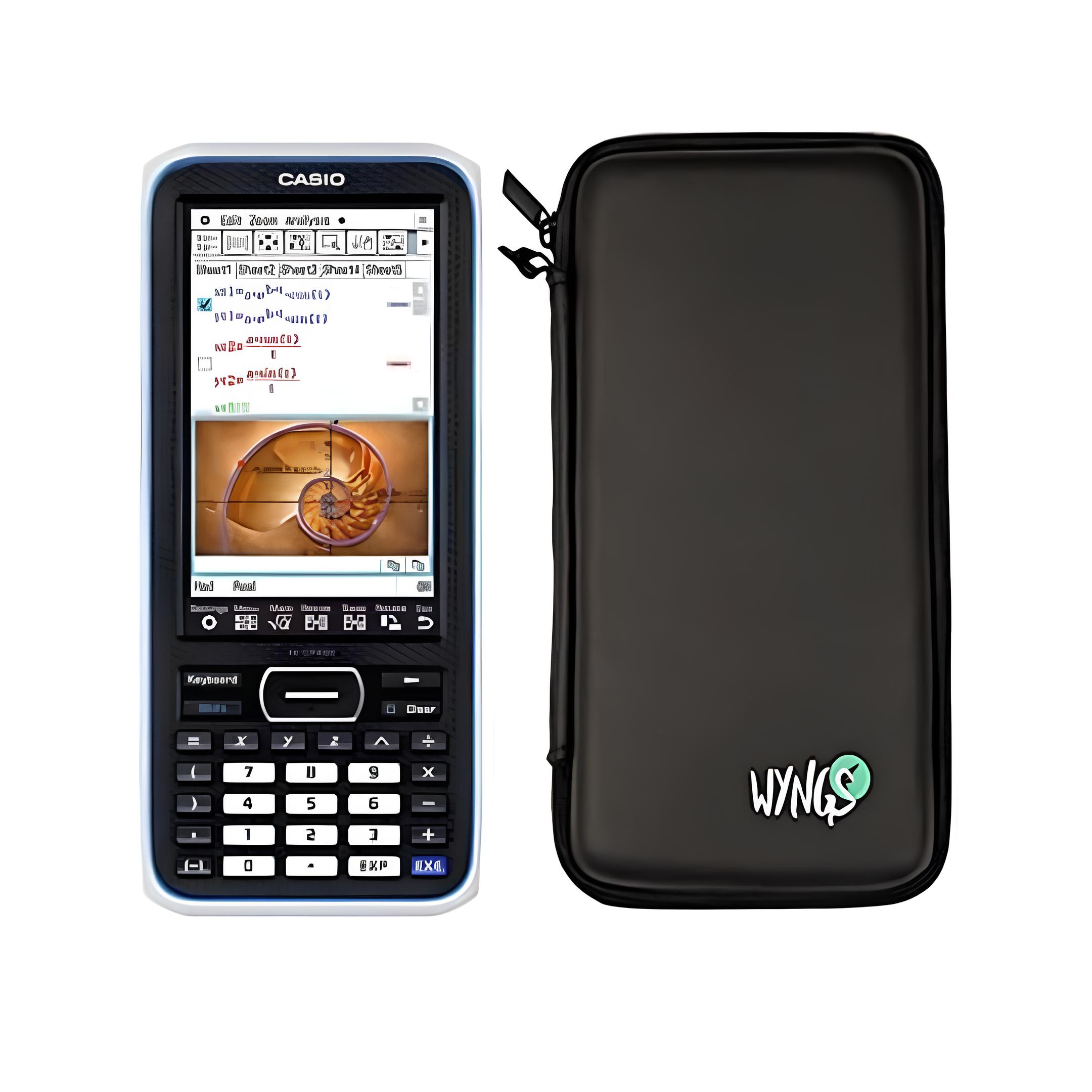 Grafikrechner ClassPad II FX-CP400 mit CAS Farb-LCD-Touchscreen 320 x 528 Pixel und Schutztasche