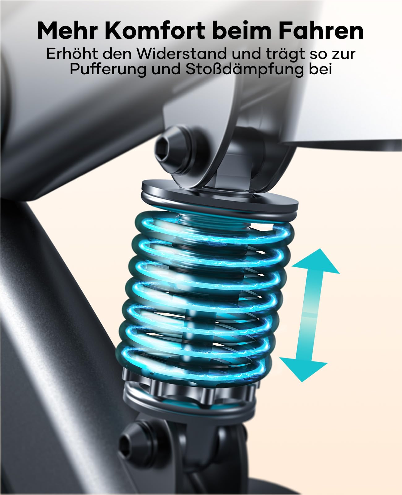 Heimtrainer Fahrrad mit Magnetwiderstand 15 kg Schwungrad App-Kompatibilität Herzfrequenzmessung LCD-Display bis 160 kg