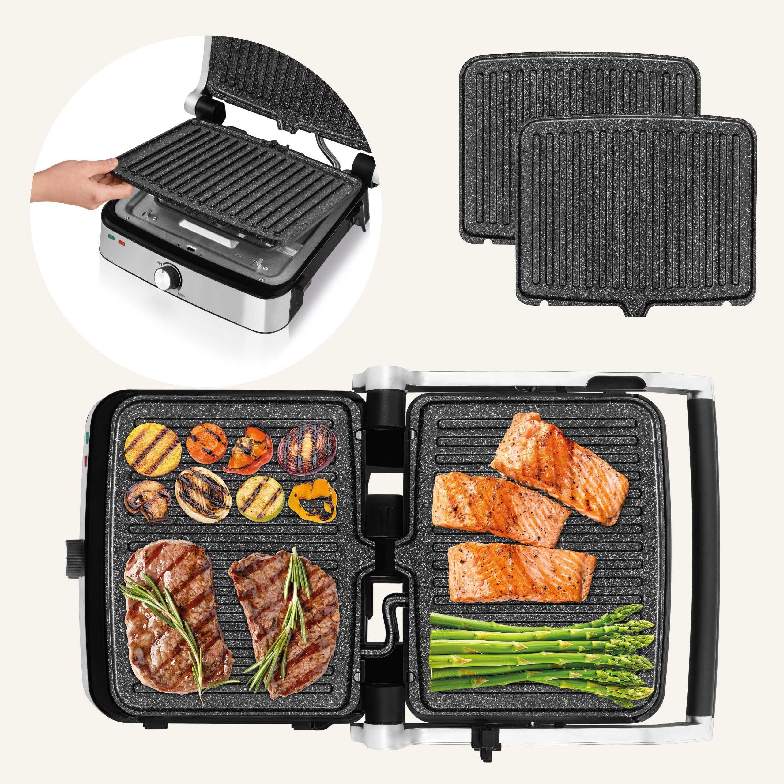 Kontaktgrill GRILL CHEF EASY