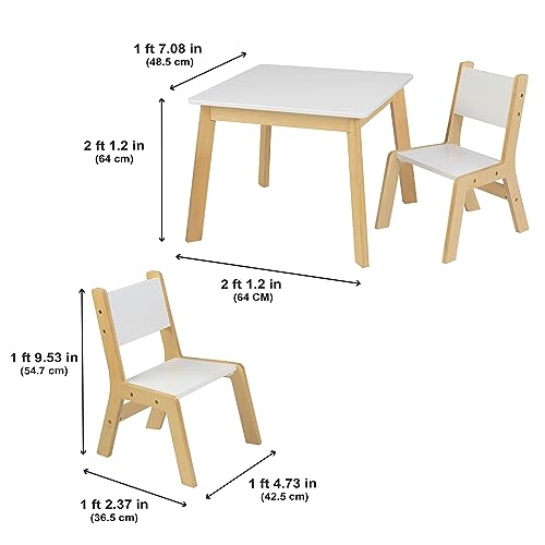 KidKraft Set Tavolo Moderno con 2 Sedie in Legno per Bambini, Tavolino e 2 Sedie, Mobili per Cameretta e Sala Giochi per Bambini, 27025 : Amazon.it: CD e Vinili