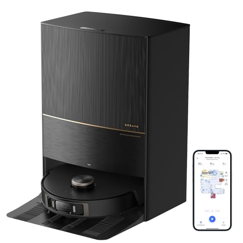 dreame L30 Ultra Robot Vacuum and Mop, 136°F Hot Water Mops Self Cleaning, Mops Self Drying, Mops Extend, Removal & Raising, Self Refilling, Auto Empty, 7,300Pa Suction, AI Action and 3D Navigation