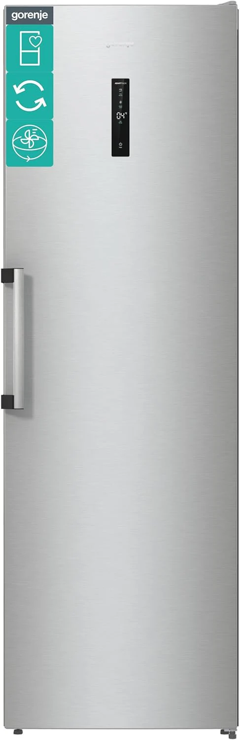 Gorenje R 619 DAXL6 Koelkast/AdaptTech/FreshZone/Snelkoelfunctie/Ventilatiekoelsysteem/LED Display/398l/185cm/EEK D/Roestvrij staal