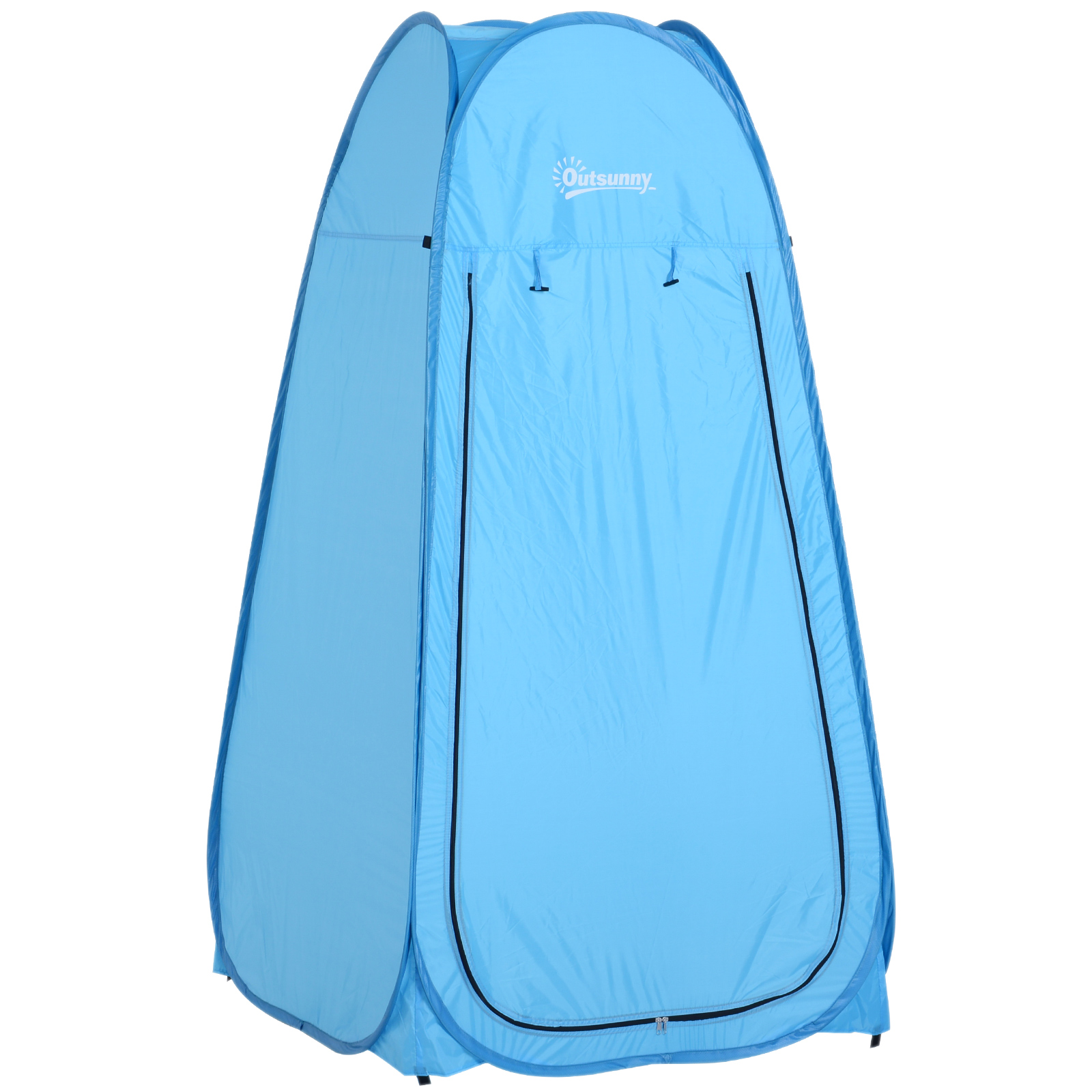 Outsunny Pop-Up-Duschkabine Instant Cabinet für Camping Polyester Blau