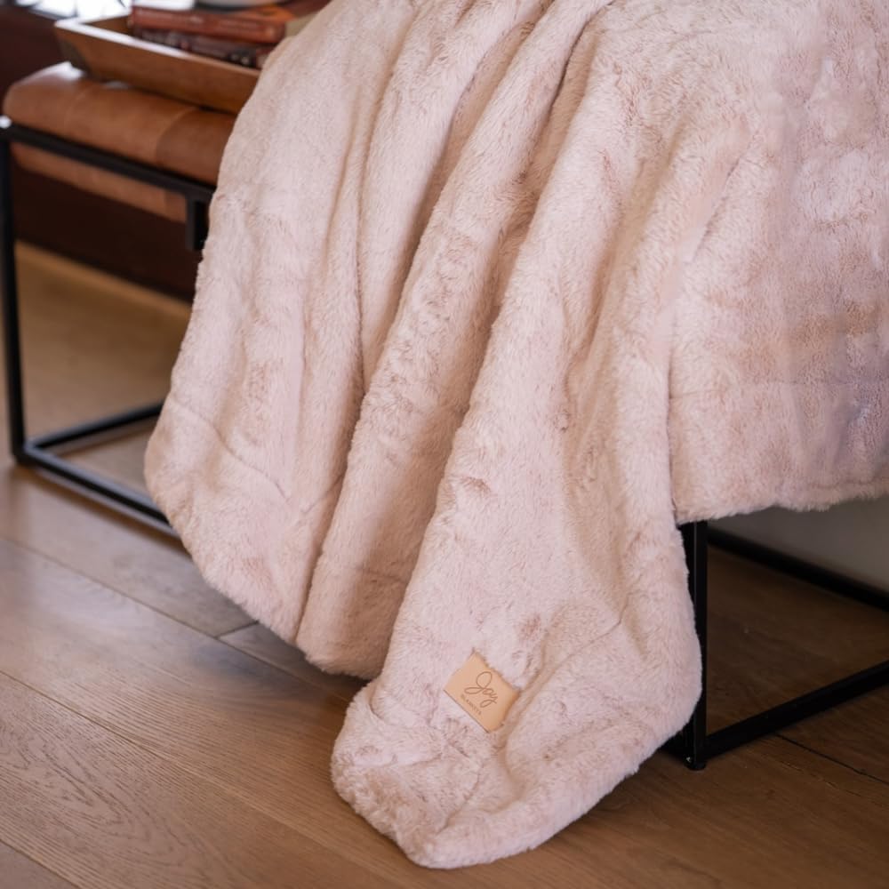 Joy Blankets Large Faux Fur Blanket 60