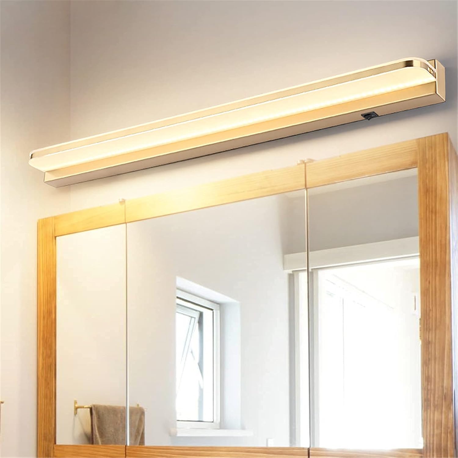 Led Acryl Badezimmer Spiegel Lampe Wandlicht Wasserdicht Anti Nebel Kein Flicker Make-Up Licht Für Spiegel Front/Spiegel Schrank/42Cm