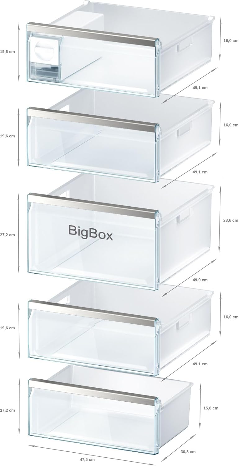 Bosch Hausgeräte GSN54AWDV Serie 6 Freistehender XXL-Gefrierschrank/A+++ / 176 x 70 cm / 188 kWh/Jahr/weiß / 360 l/IceTwister/BigBox