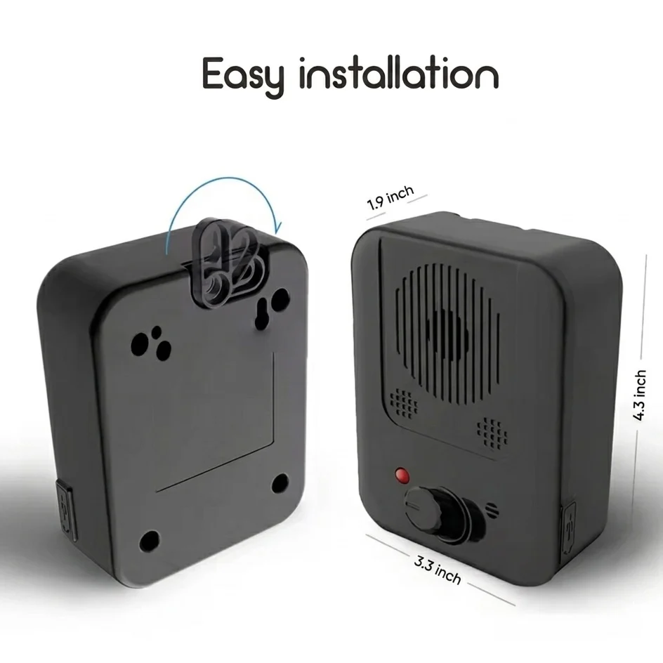 Ultrasonic Bark Control Device �C 3 Range Settings & USB Rechargeable