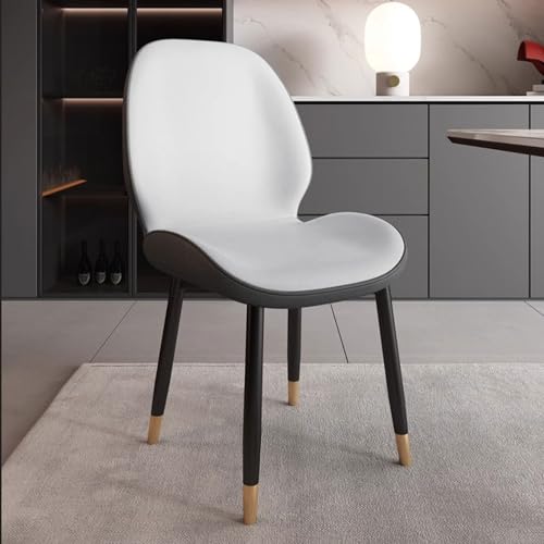 YHKJLYH Set tavolo e sedie da pranzo 4 pezzi, sedie da cucina con schienale alto e morbidi cuscini di seduta poltrona lounge con gambe in metallo per sala da pranzo soggiorno ufficio, grigio : Casa e cucina