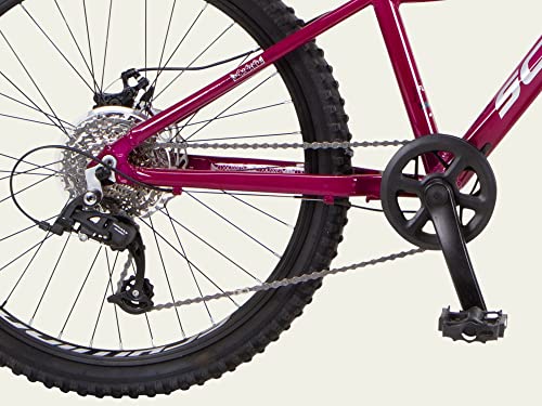 Schwinn Mountain Unisex Adulto Magenta 24 Zoll Reifen