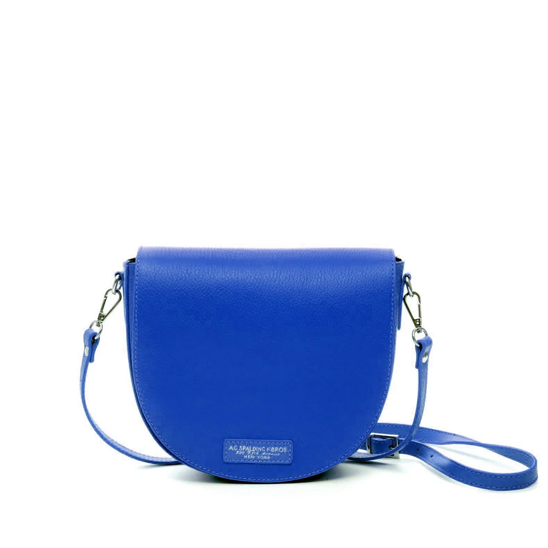 Borsetta tracolla Spalding & Bros Francy Tourist pelle bluette 309231U617