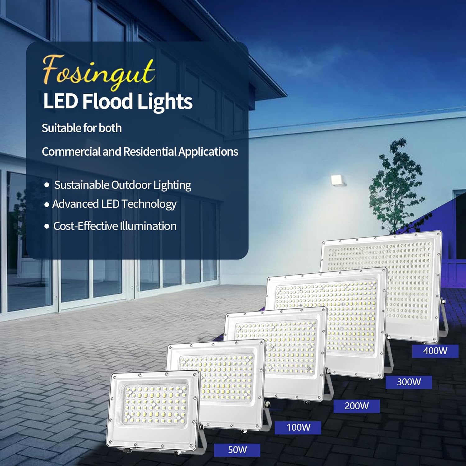 LED Strahler Außen,200W LED Scheinwerfer Innen,Kaltweiß 6500K 288 LEDs Flutlicht Werkstattlampe,IP65 Wasserdicht Wandleuchte Draußen Fluter,20000LM Baustrahler für Garten,Keller,Terrasse-6PCS