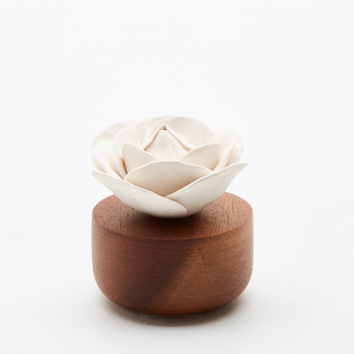 Diffuser ANOQ Diffusor ätherische Öle Holz Keramik ca. 10cm natural Diffusion