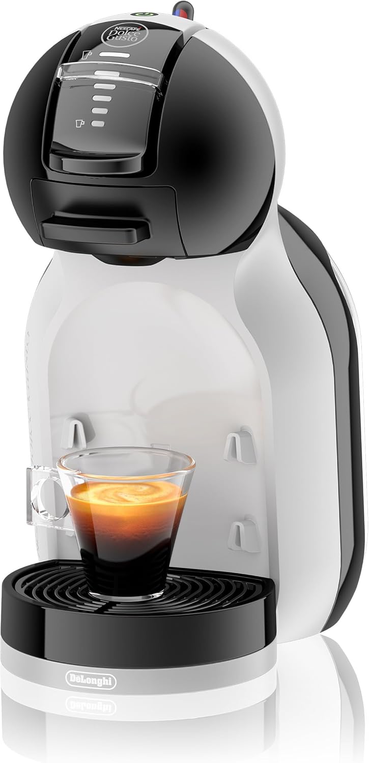 NESCAFé DOLCE GUSTO De'Longhi Mini Me Espresso Coffee Machine and Other Capsule Beverages, Automatic, Black and Grey