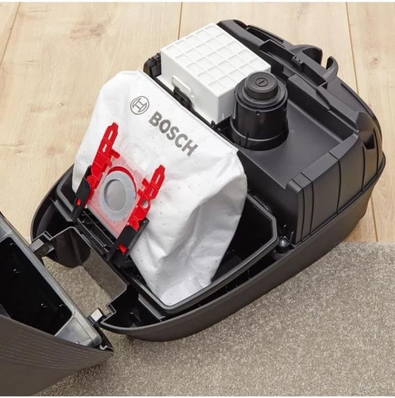 Bosch Aspirapolvere a traino con sacco, 850 Watt, Filtro HEPA BGL6POW1 Serie 6