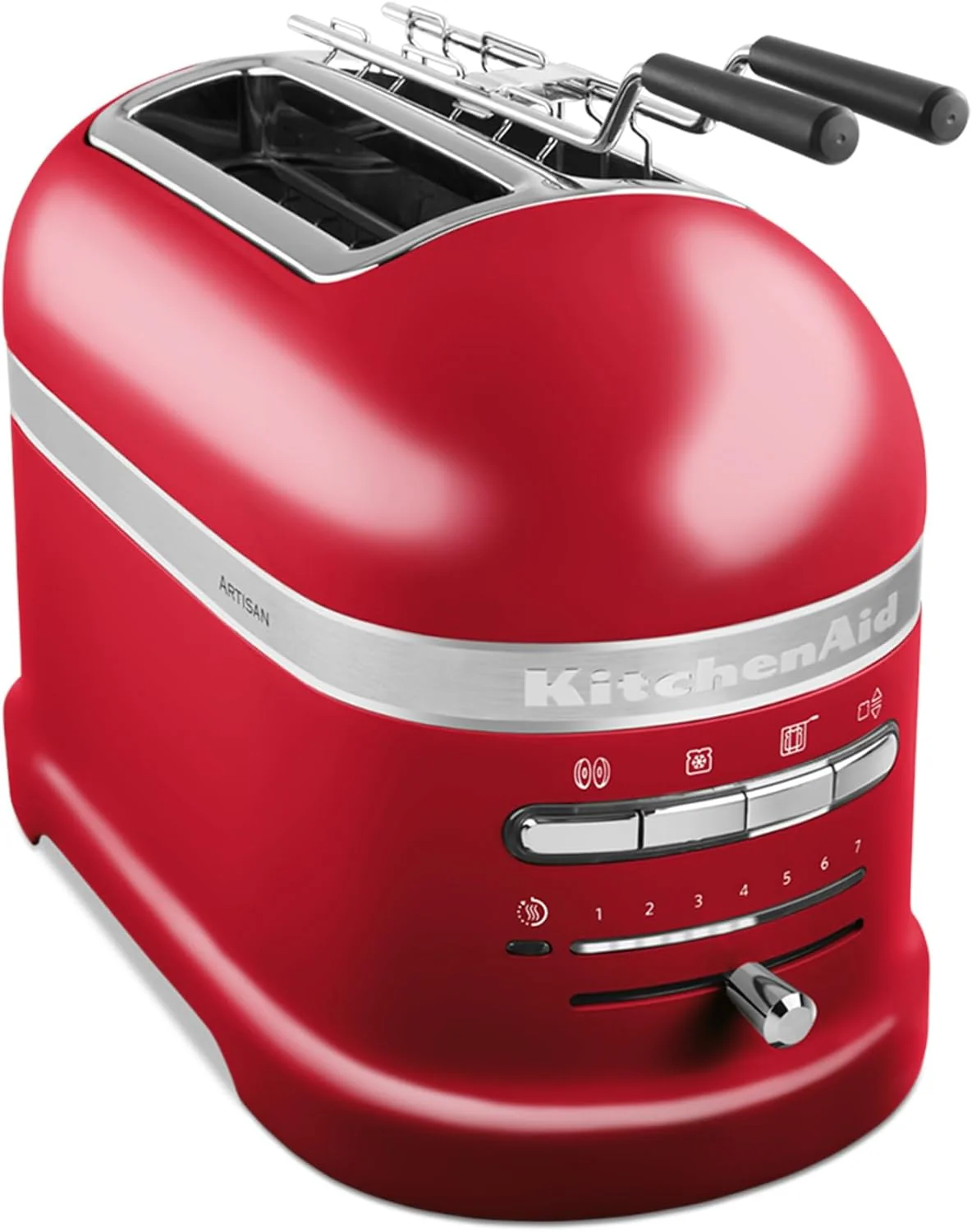 KitchenAid Toaster f��r 2 Scheiben mit Sandwich-Zange | Artisan | Retro Toast Machine | Verschiedene Funktionen und Br?unungsstufen | Gr��n