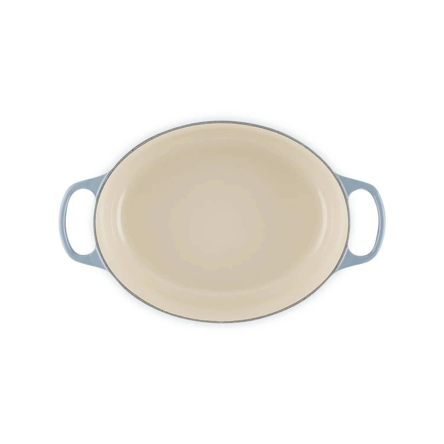 Le Creuset Pfanne Signature Bräter Oval  29 cm Chambray