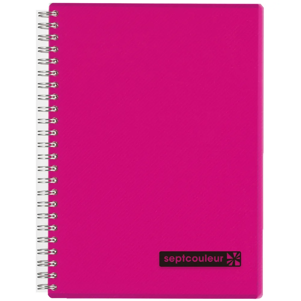 Maruman Septcouleur Notebook - A5 - Lined - Pink