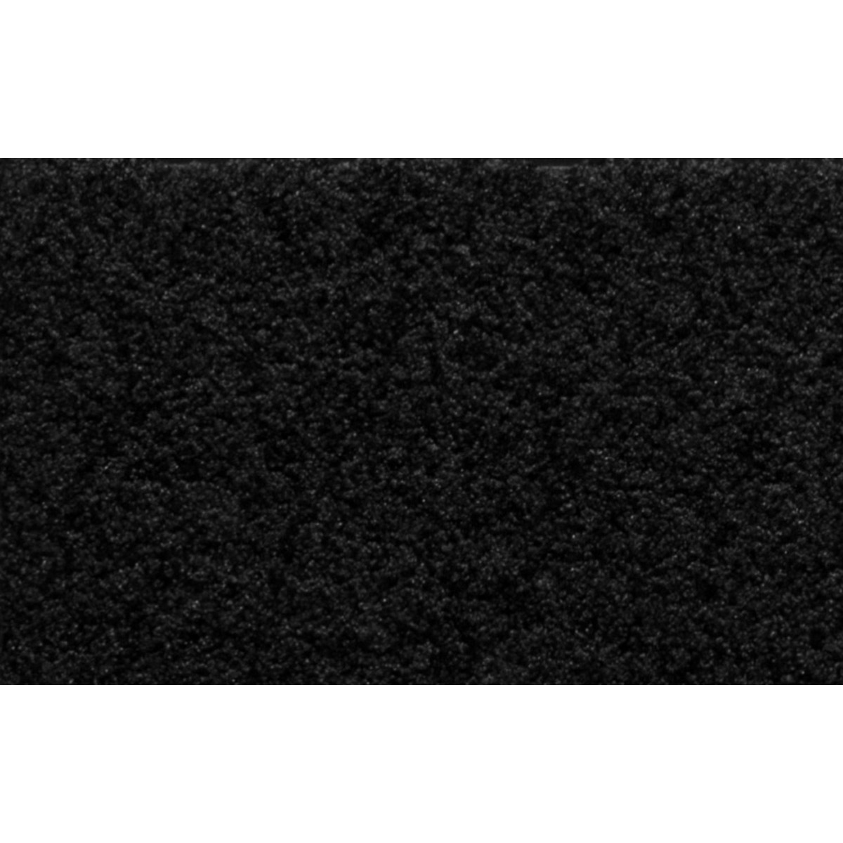Homcom Fußmatte waschbar Gummiumrandung Schwarz 150 x 90 x 0,5 cm
