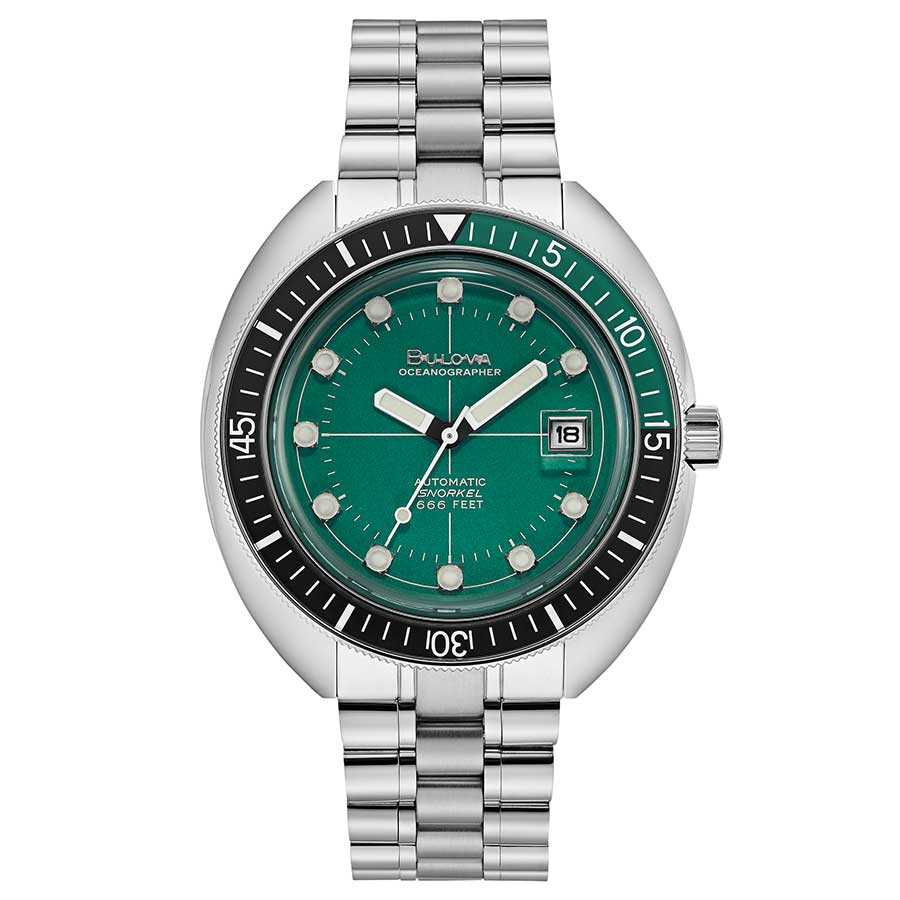 Orologio Bulova 96B322 Oceanographer verde