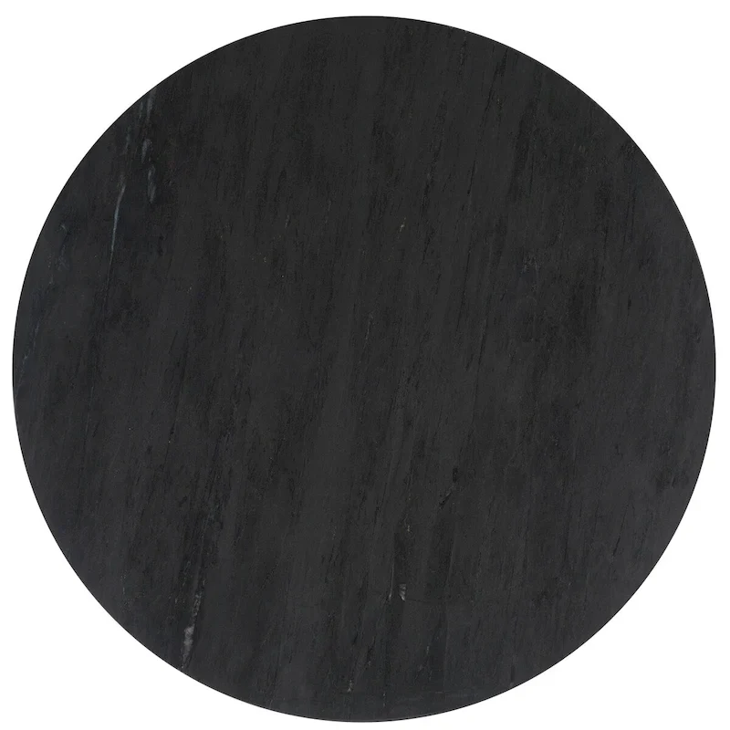 SAFAVIEH Couture Ghicu Tall Round Marble Accent Table - 22 In W x 21 In D x 24 In H - 21Wx21Dx24H