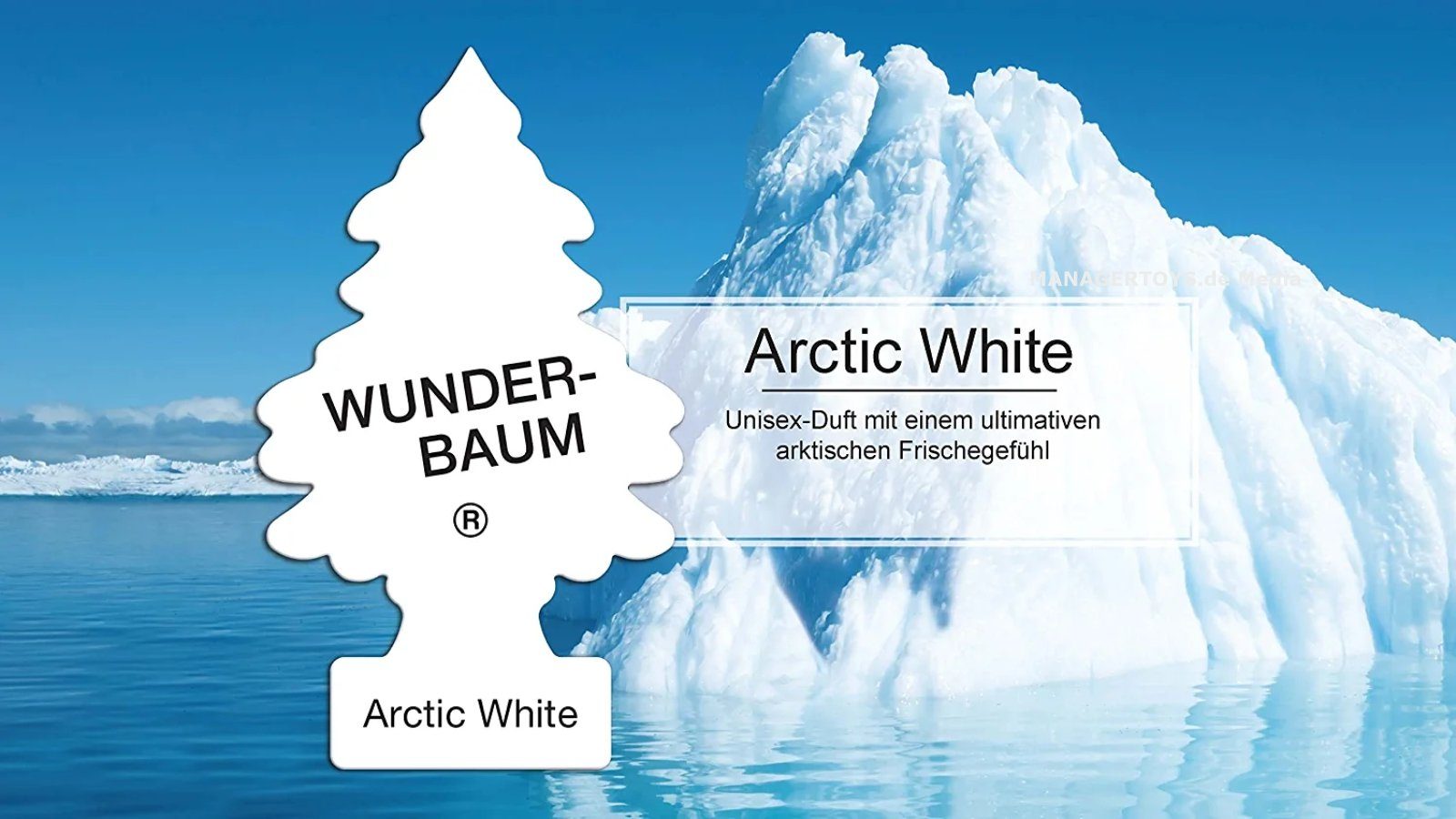 Luftreiniger 3er Duftbäumchen Arctic White Wunderbaum 3 Set Lufterfrischer