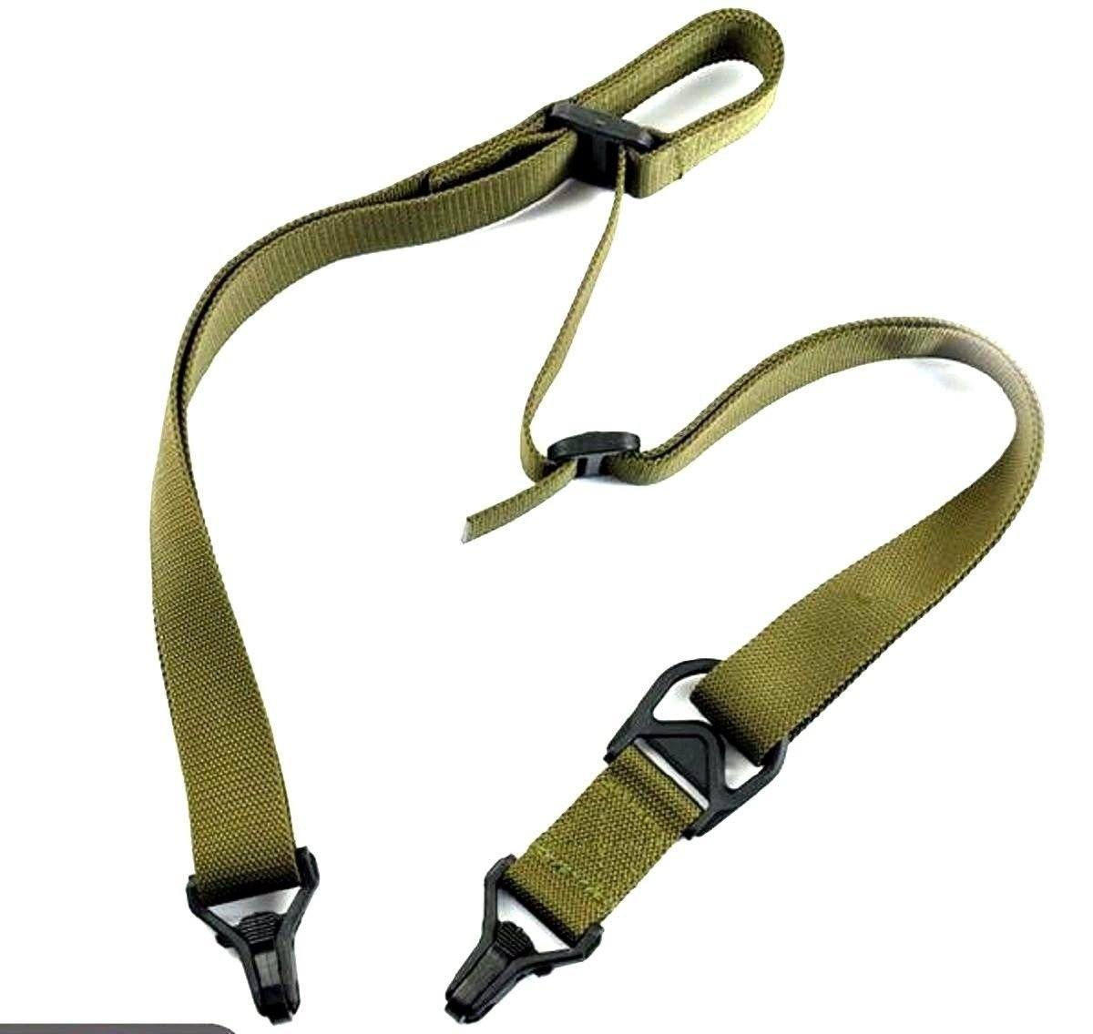 Tactical 1 or 2 point Sling, Quick Action Adjustment For AR15