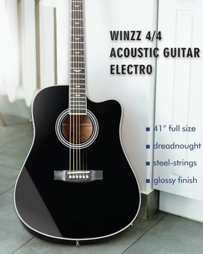Winzz elettrica principianti equalizzatore dreadnought