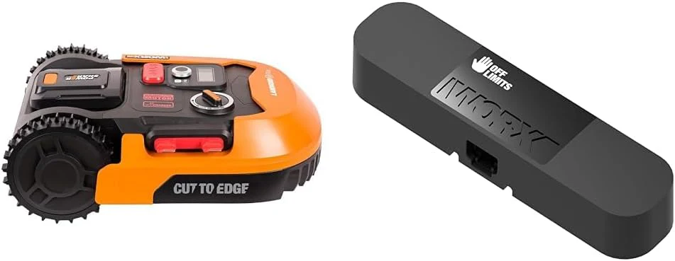WORX Landroid M WR141E robotmaaier/accugrasmaaier voor kleine tuinen tot 500 m2/zelfrijdende grasmaaier voor een nette gazonsnit, veelkleurig