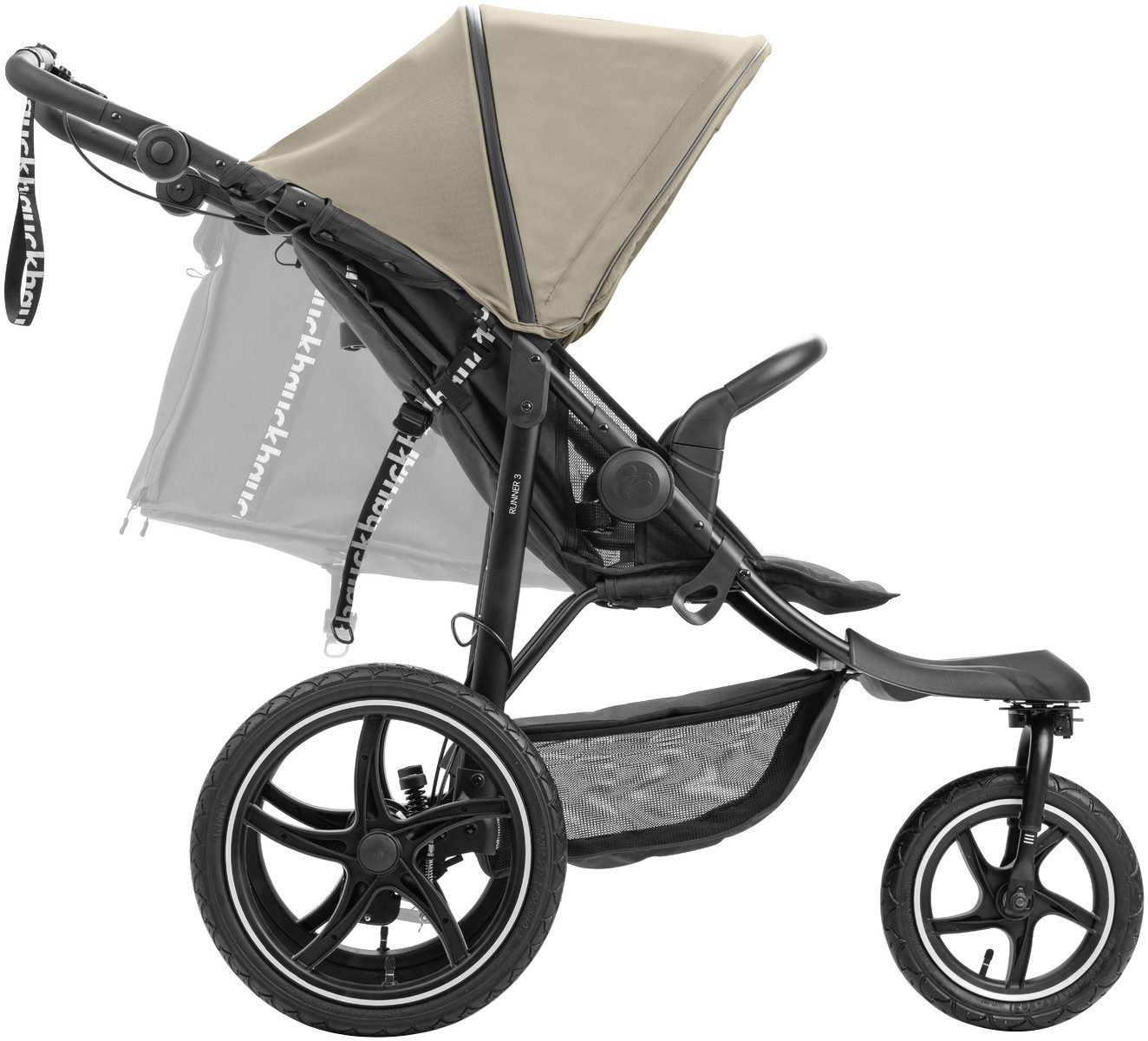 Dreirad-Kinderwagen Runner 3, olive