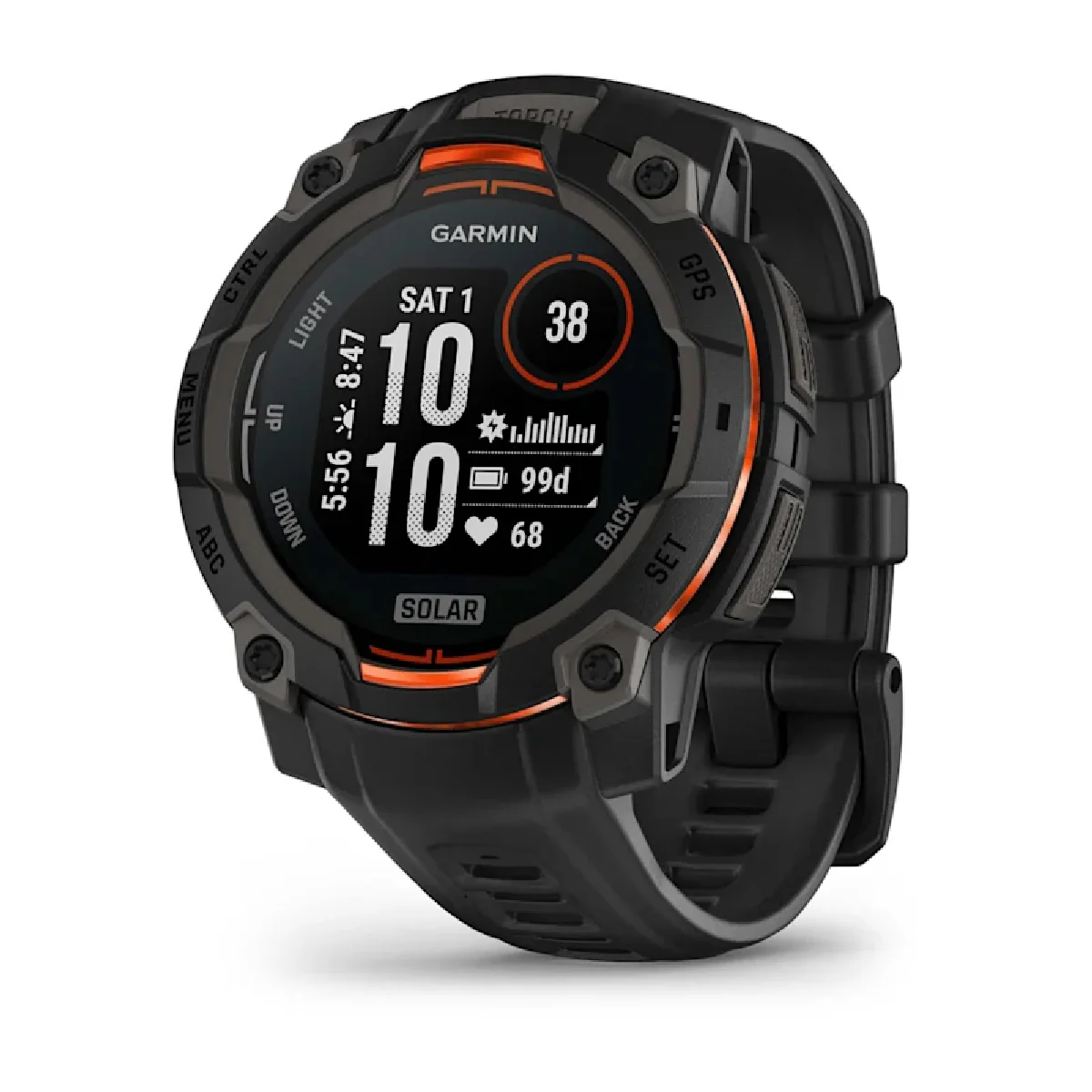 Orologio Garmin Instinct 3 solar 45mm nero 010-02934-00