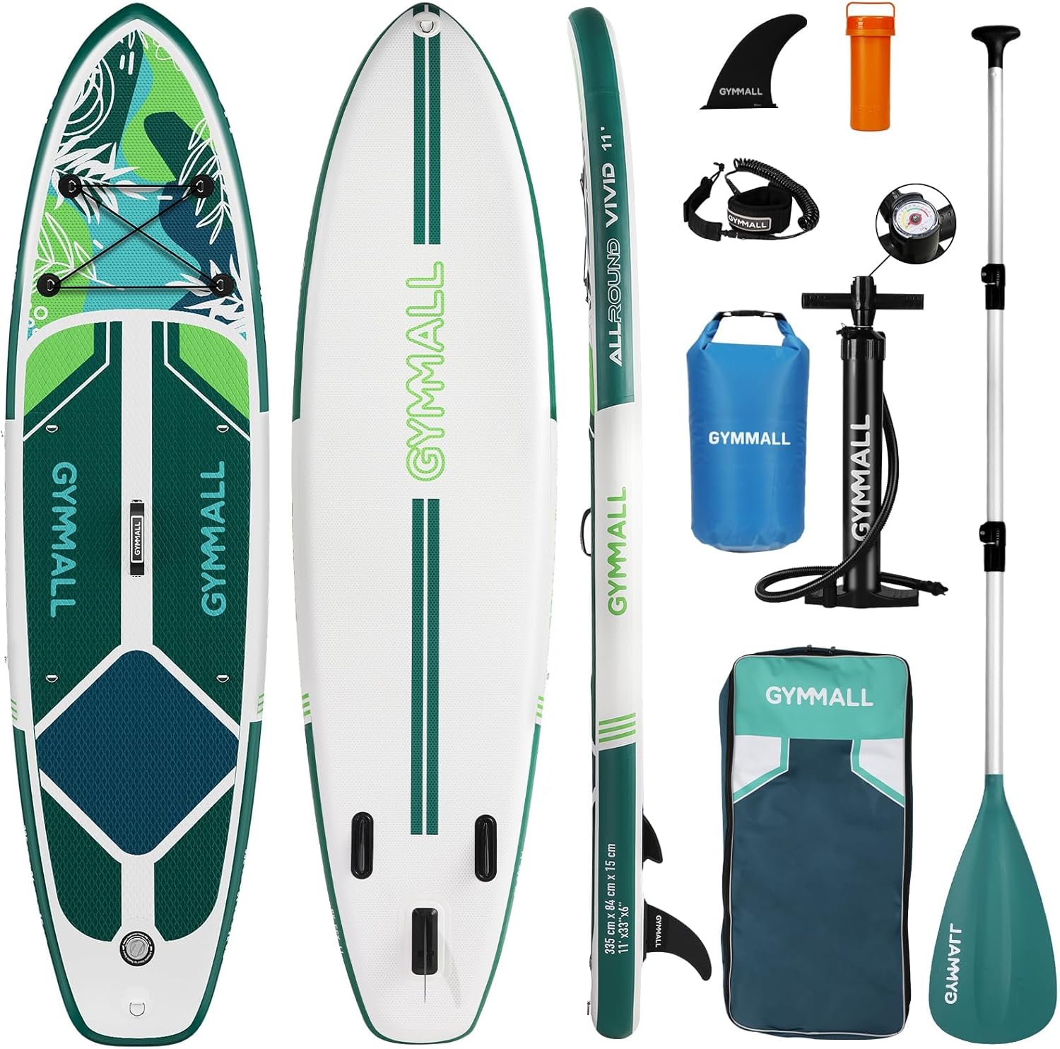 SUP Gonfiabile, Tavola SUP Gonfiabile per Adulti e Ragazzi di Tutti i Livelli, Design Ampio e Antiscivolo a Tavola, con Accessori Premium e Borsa Storage Inclusi