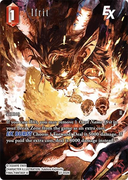 Ifrit EX (Full Art) (27-002H) (Journey of Discovery)