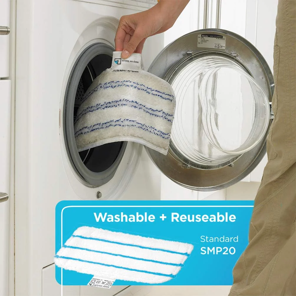 7-in-1 steam mop with steam gloves and handheld steam device
