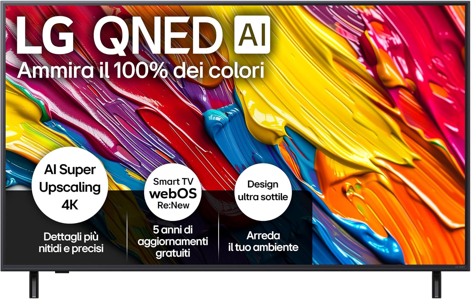 LG QNED AI 55 Pollici, Serie QNED84 2025 Smart TV 4K - 55QNED84A6C