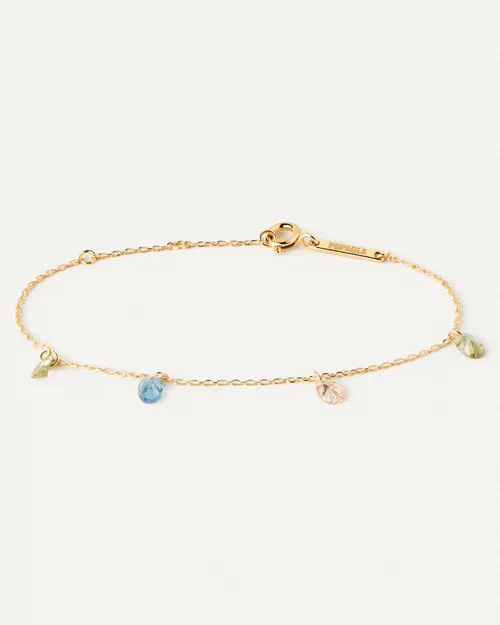Bracciale PdPaola Donna con pietre pendenti colorate PU01-790