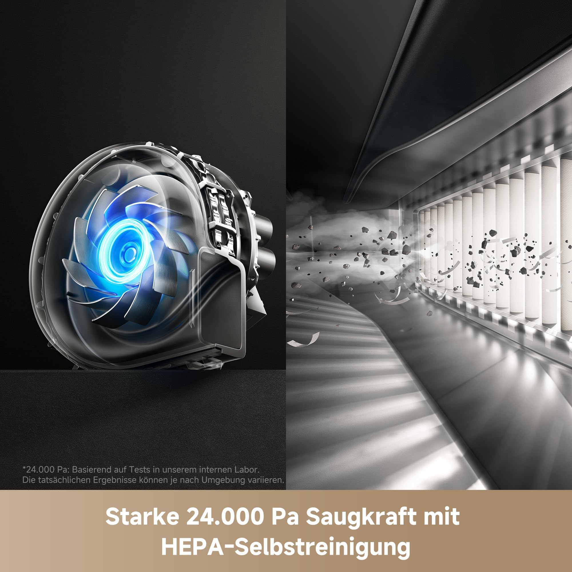 Saugroboter V50 Ultra Complete 24.000 Pa Saugkraft Warmwasser-Wischen FlexiRise-Navigation StepMaster Hindernisumfahrung JetSpray-Dryboard Weiß
