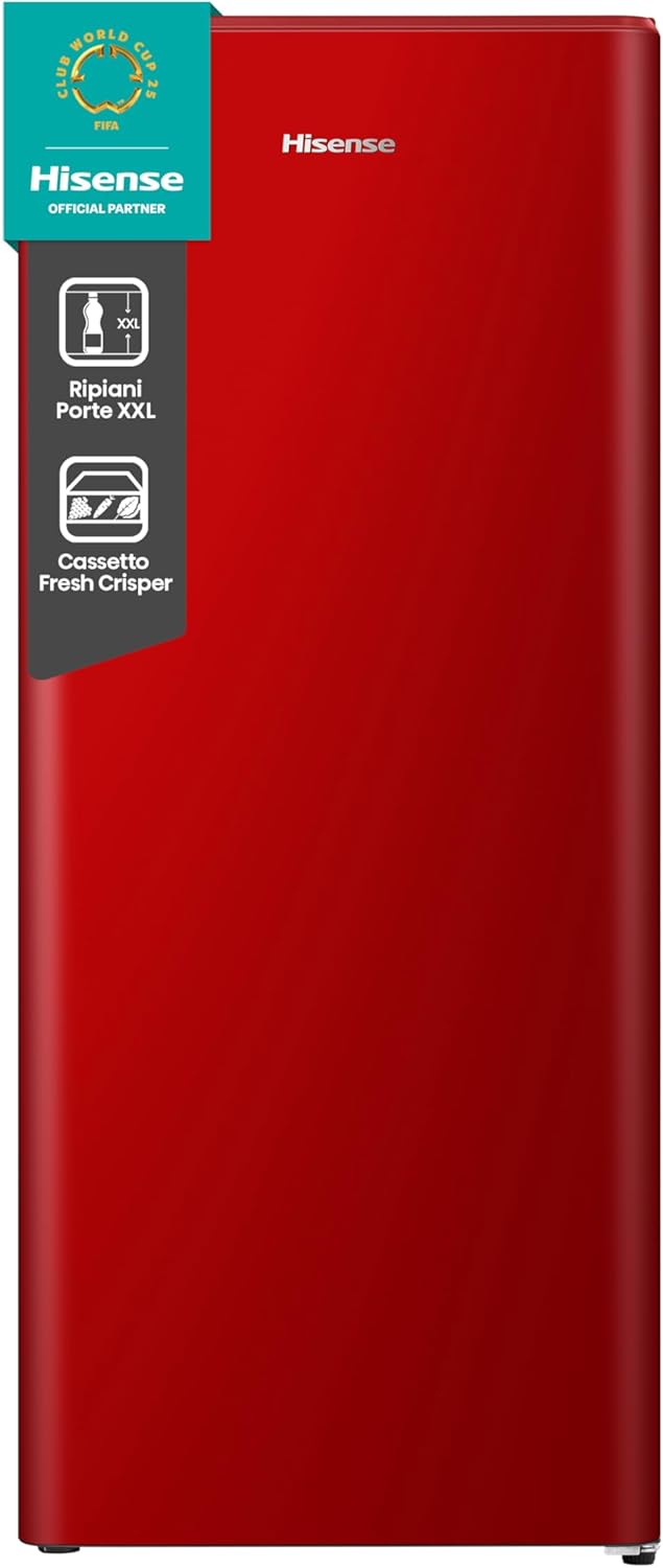 Hisense MUR48092E Single Door Refrigerator, Energy Efficiency Class E, White, 94 Litres, Freezer Zone 0 Star